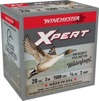 WINCHESTER SUPER X XPERT HV 20GA 3" 7/8OZ #2 25RD BOX 250RD CASE
