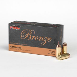 PMC BRONZE 10MM AUTO 200GR FMJ-TC 50RD BX 1000RD CASE