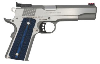 COLT 1911 GOLD CUP LITE SERIES 70 45ACP STS BLUE GRIPS 5" 8+1