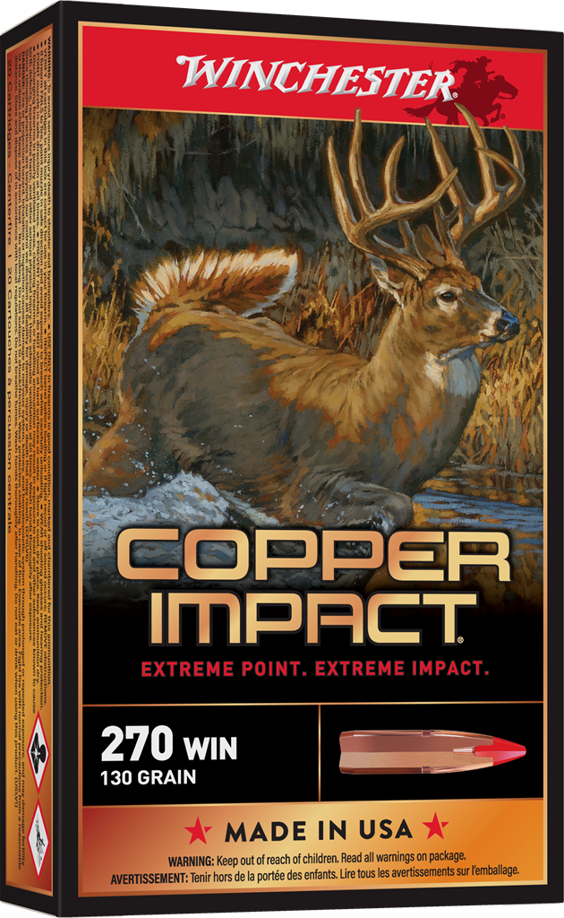 WINCHESTER COPPER IMPACT 270WIN 130G LF 20RD BX