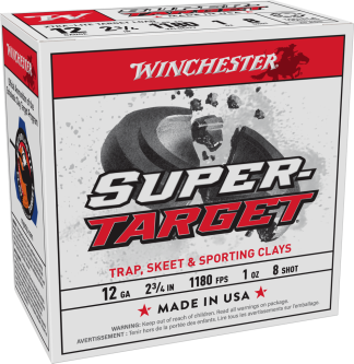 WINCHESTER 12G 2-3/4" #8 SPR TRGT XTR LGHT 1OZ 25RD/250