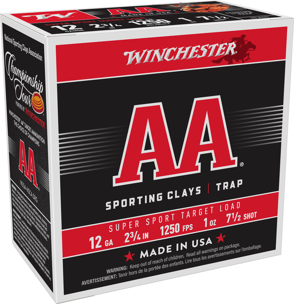 WINCHESTER AA SUPER SPORT 12G 2 3/4" 1OZ 7.5SHT 25/250RDS