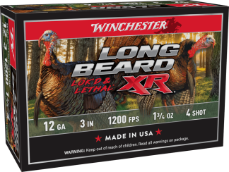 WINCHESTER LONG BEARD XR 12G 3" #4 1.75OZ 10RD BX 100RD CS