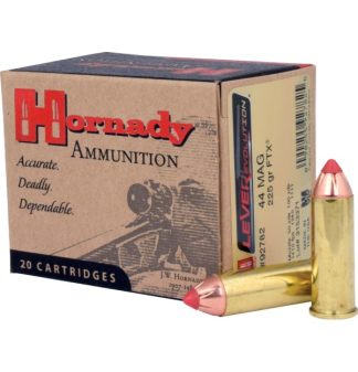 HORNADY LEVERREVOLUTION 44MAG 225GR FTX 20RD BX 200RD CASE