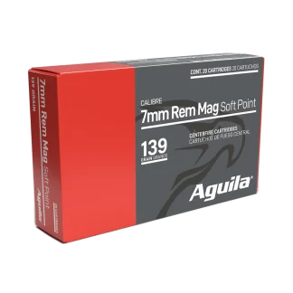 AGUILA 7MM REM MAG 139GR INTERLOCK BTSP 20RD BX 10 BOXES PER CASE