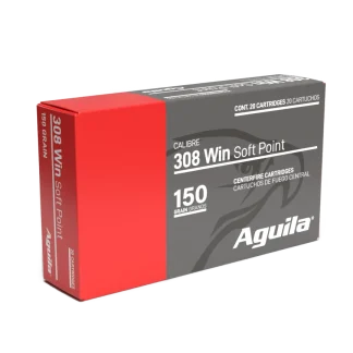 AGUILA 308WIN INTERLOCK 150GR BTSP 20RD BX 10 BOXES PER CS