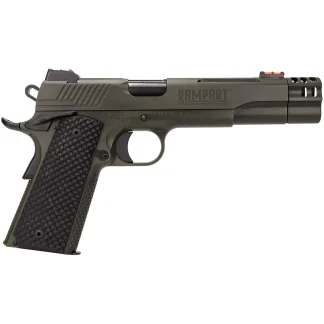 KIMBER RAMPART 1911 45ACP 5" W/ COMP OD GREEN BLK G10 GRIPS 1-8RD MAG
