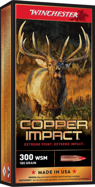 WINCHESTER COPPER IMPACT 300WSM 180G LEAD FREE 20RD BX 200RD CASE
