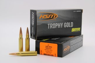 HSM AMMUNITION 308 WIN 168GR BERGER HNT VLD 20RD BOX 25 BOXES PER CASE
