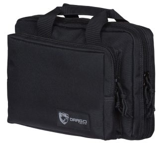 DRAGO PRO GEAR DOUBLE PISTOL CASE BLACK (24/CASE)