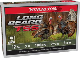 WINCHESTER LONGBEARD TSS 12 GA 3" #8 2-3/8 OZ 5 RD/BX 10 BX/CS