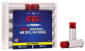 CCI 44 SPL/44 REM MAG BIG 4 SHOTSHELL 10 RD/BX 20 BX/CS