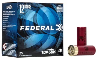 FEDERAL TOP GUN 12GA 2-3/4" 2-3/4DE 1OZ 8 25 RD/BX 10 BX/CS