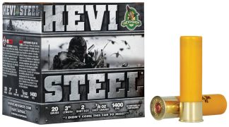 HEVI-SHOT HEVI-STEEL 20GA 3IN 7/8OZ #2 25 RD/BX 10 BX/CS