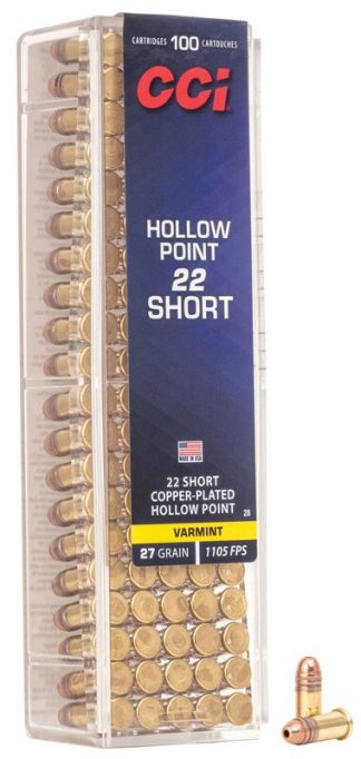 CCI 22 SHORT 27GR CPHP          * 100 RD/BX 50 BX/CS