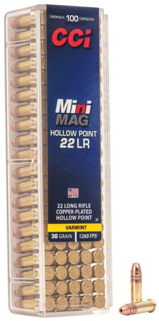 CCI 22 LR MINI MAG  36GR HP 100 RD/BX 50 BX/CS