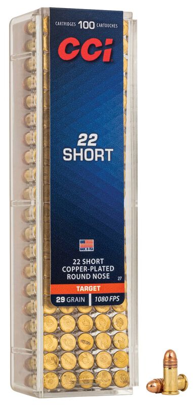 CCI 22 SHORT 29GR CPRN * 100 RD/BX 50 BX/CS
