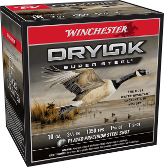 WINCHESTER DRYLOK SUPER STEEL 10 GA 3-1/2" T 1-5/8 OZ 25 RD/BX 10 BX/CS