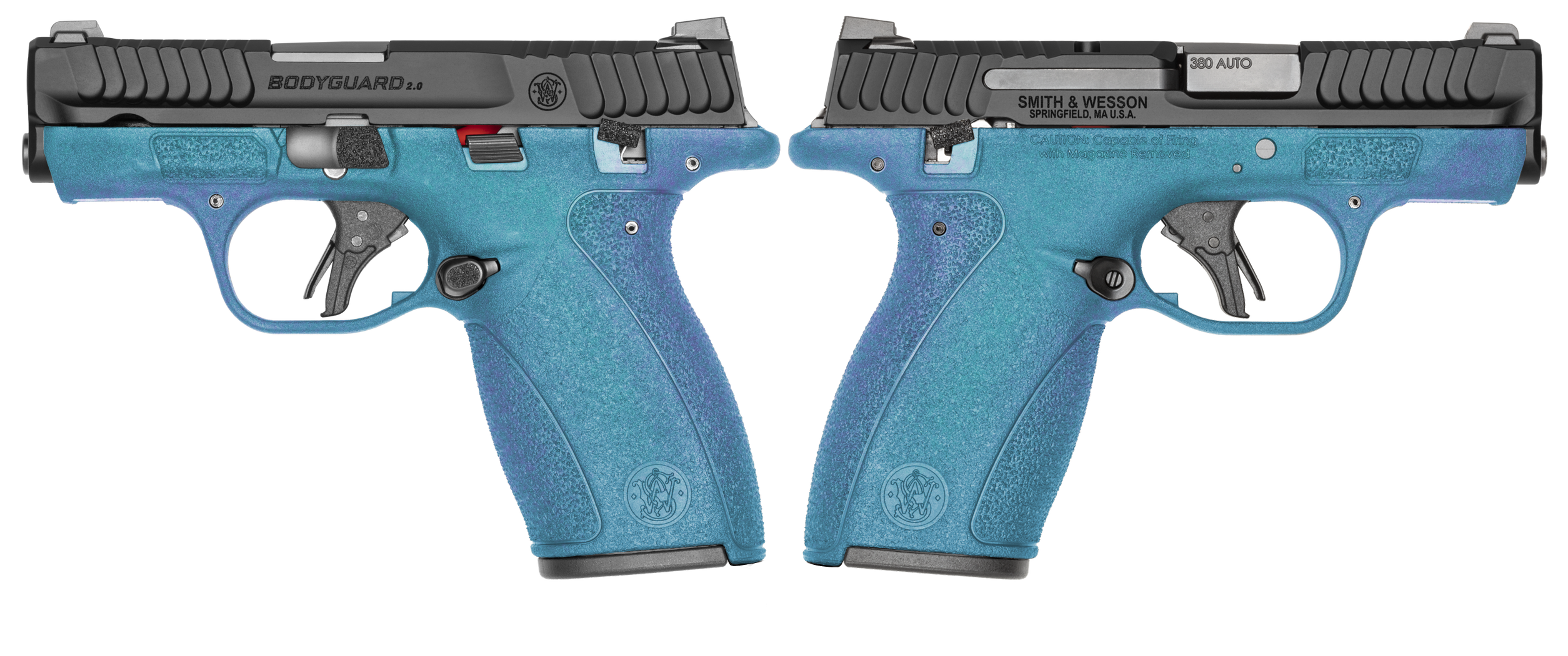 SMITH & WESSON BODYGUARD 2.0 MS 380ACP 2.75" TYPHOON SHIMMER ORION EXCLUSIVE 1-10RD 1-12RD