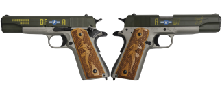 AUTO ORDNANCE MEMPHIS BELLE 1911 WWII WINGED WARRIORS 45 PISTOL