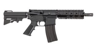 DPMS DP-15 KITTY KAT 5.56 7.5" A4 QUAD RAIL, CAR STYLE BRACE 1-30RD