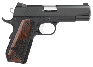 DAN WESSON GUARDIAN 9MM PISTOL 4.25" BLACK TRITIUM SIGHTS, WOOD GRIPS 9RD