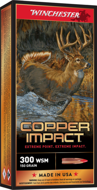 WINCHESTER COPPER IMPACT 300WSM 150G LF 20RD BX 200RD CS