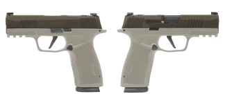 SIG SAUER P365 X-MACRO 9MM PSTL 3.7" 2-17RD OR 2 TONE BRONZE/TAN