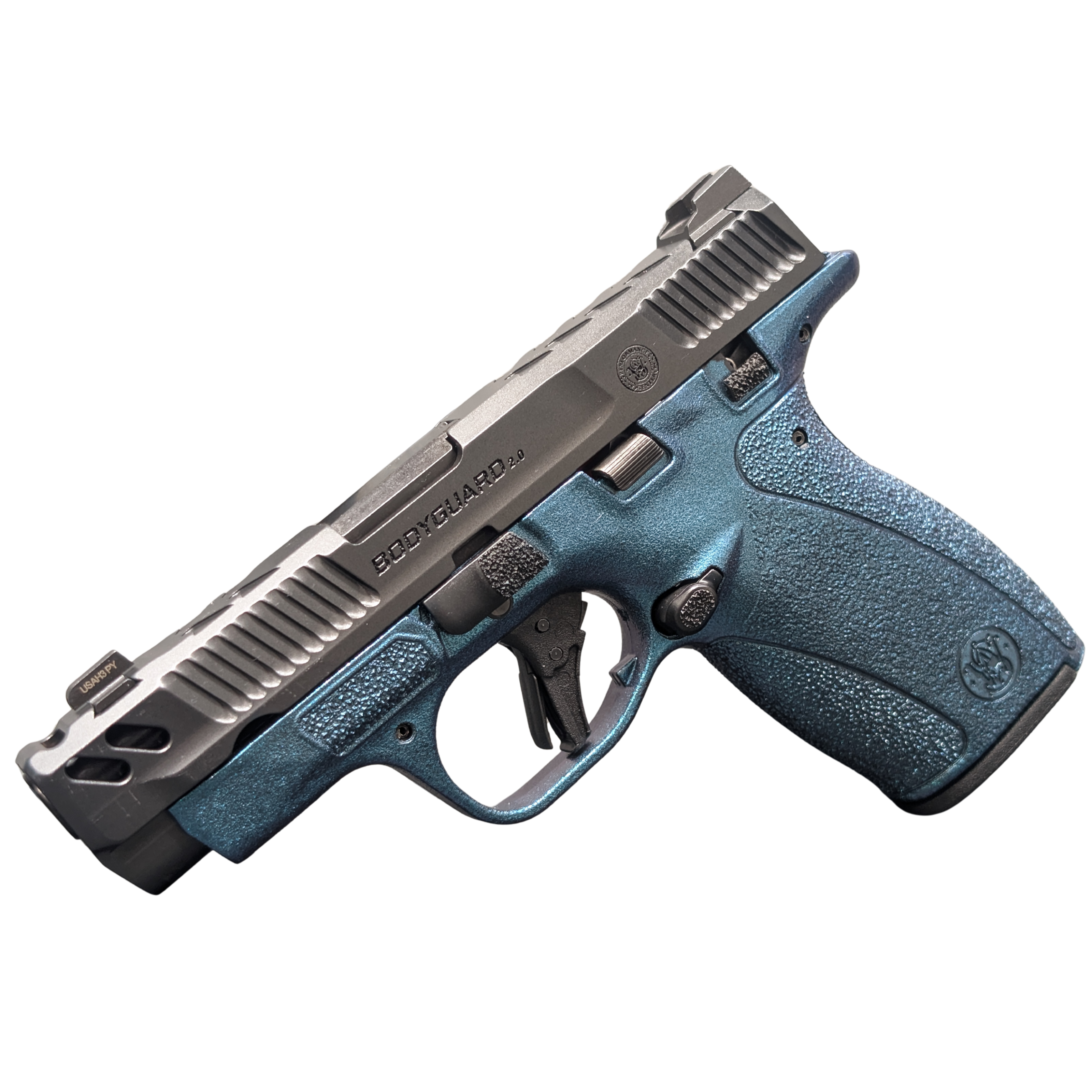 SMITH & WESSON PC BODYGUARD 2.0 CARRY COMP TYPHOON FRM 380ACP PISTOL 3.1" M.S  1-10RD, 1-12RD MAG