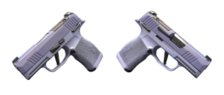 SIG SAUER P365X 2 TONE PURPLE 9MM PSTL 3.10" 2-12RD OPTIC RDY MANUAL SAFETY