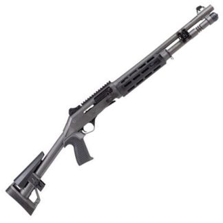 PANZER ARMS M4 SPEED PRO 12G 18.5" PORTED BBL, GREY, MLOK HG, 5RD
