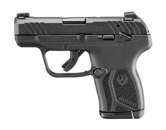 RUGER LCP MAX M.S. 380ACP 2.8" PISTOL BLACK, TRITIUM/WHITE FRONT SIGHT 1-10RD