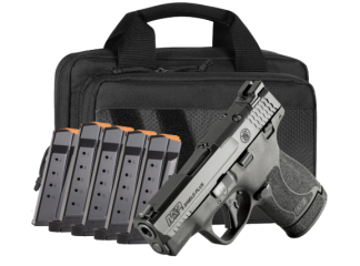 SMITH & WESSON M&P SHIELD PLUS O.R. TS CARRY ON BUNDLE 9MM OR 3.1" 6- 10/13RD SAVIOR BAG