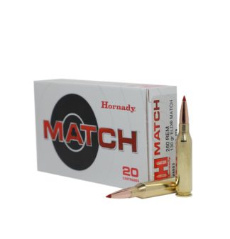 HORNADY 260 REM 130 GR ELD® MATCH 20RD/BX 10BX/CS
