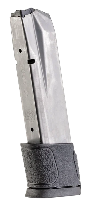 S&W M&P45 MAGAZINE 45 ACP, 14 RD BLK BS PLATE