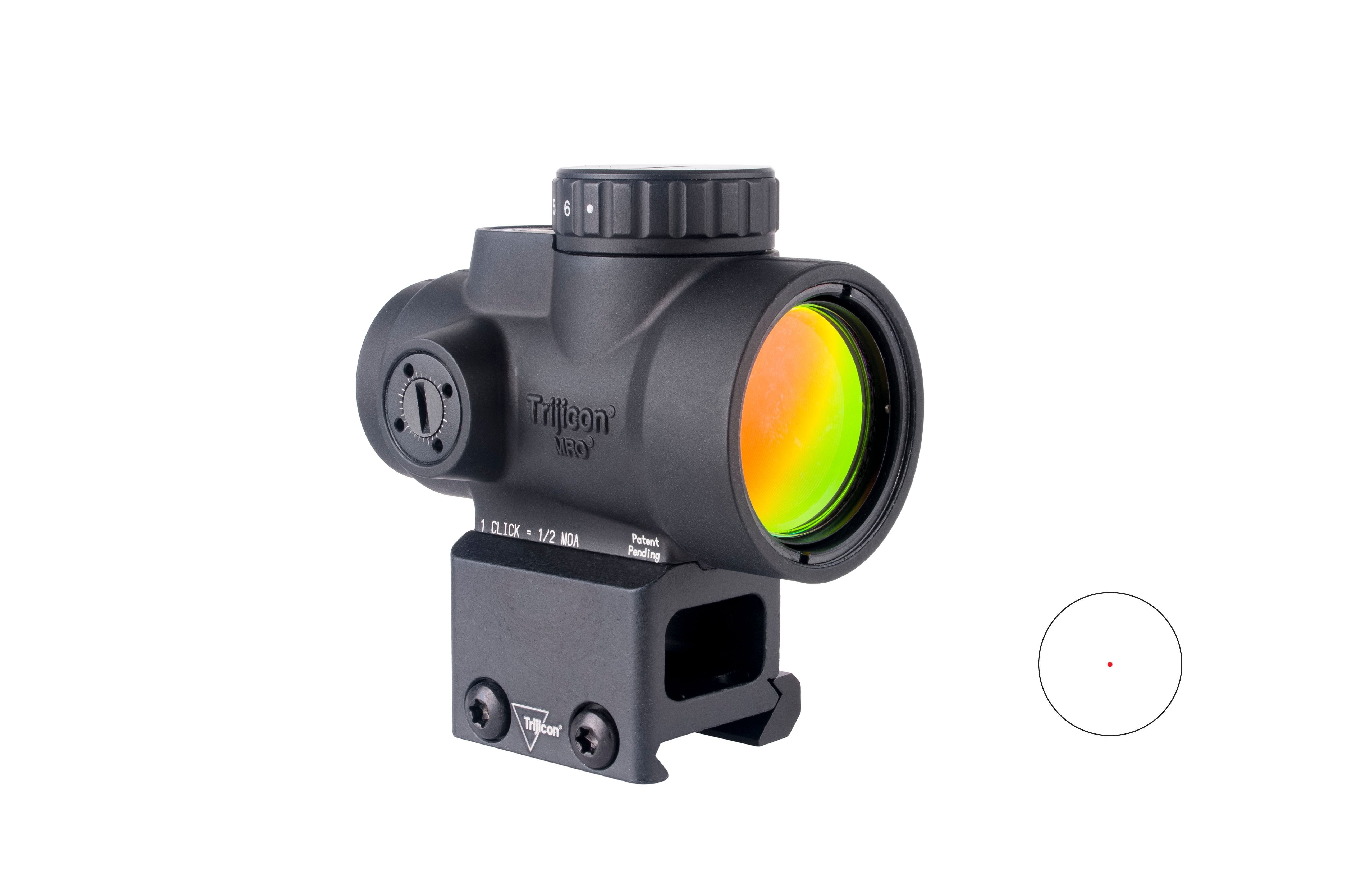 TRIJICON MRO SD 1X25 2MOA RD MID MOUNT
