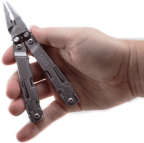 SOG MULTI-TOOL POWERACCESS - WITH POCKET CLIP STONEWASH - Image 5