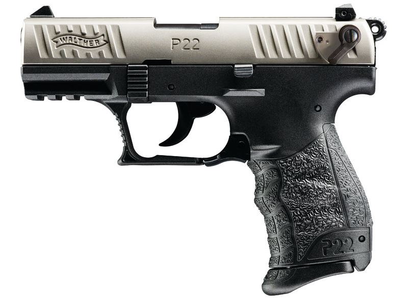 WALTHER ARMS P22Q 22LR 10+1 3.4" NICKEL   #