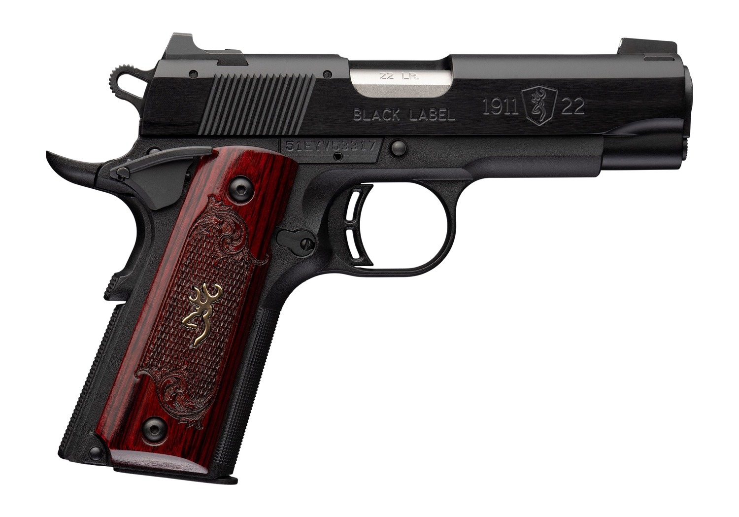 BROWNING 1911-22 MED COMP 22LR 3.63" #