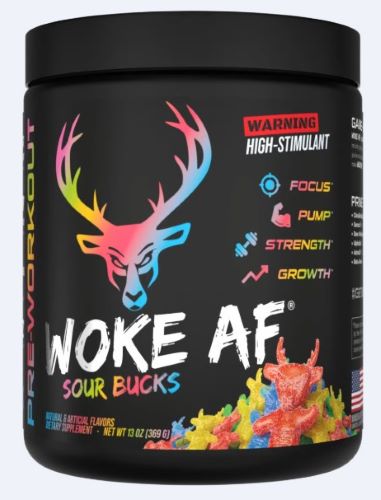 BUCKED UP PRE-WORKOUT WOKE AF - SOUR BUCKS 30 SERVINGS