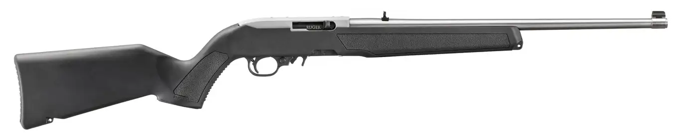 RUGER 10/22 22LR RIFLE 18.5" BLACK POLYER/STAINLESS, MLOK SLOTS, 1-10RD MAG