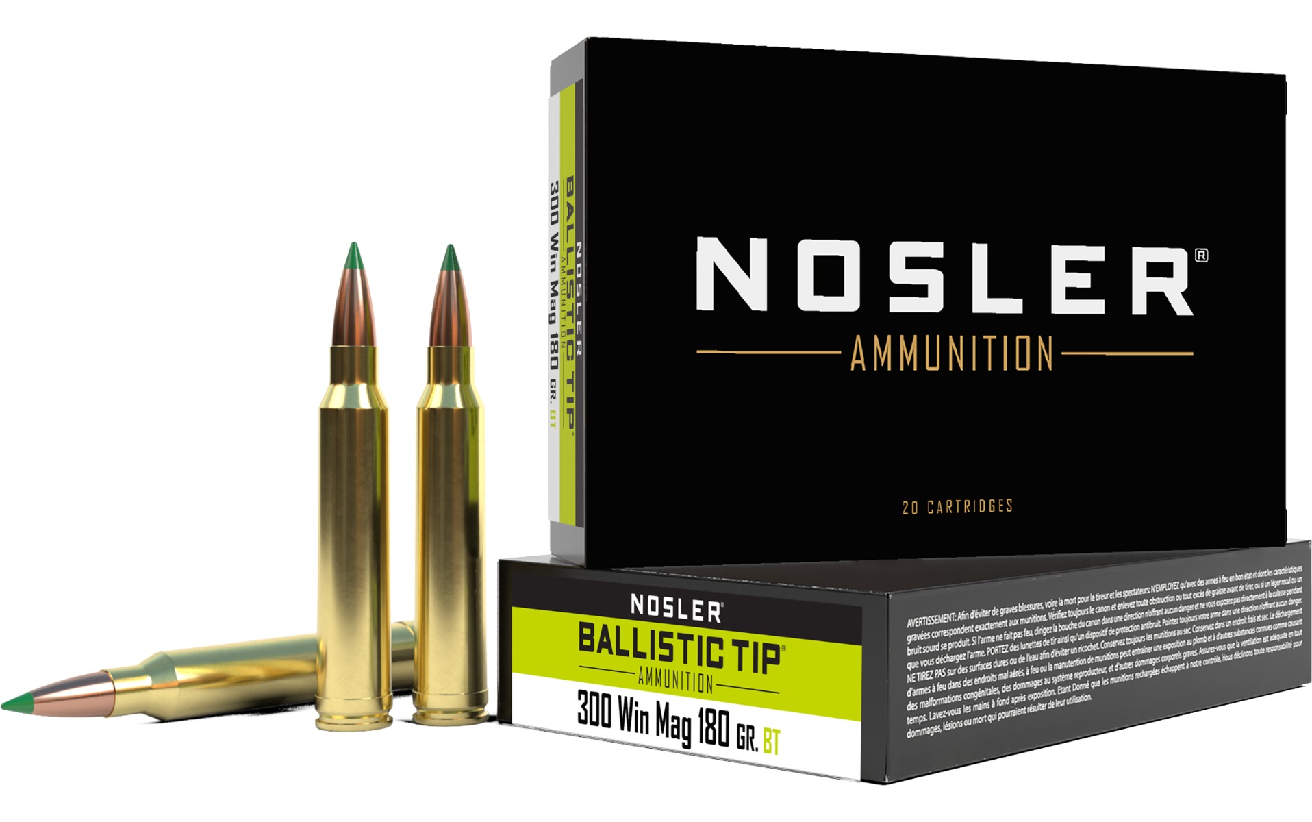 NOS 300 180GR BTIP 20RD