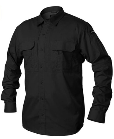 Blackhawk Pursuit Long Sleeve Shirt BHTS01BKLG Black Large