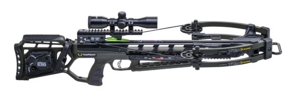 TENPOINT XBOW TITAN X ACUDRAW - DECOCK 400FPS PRO-VIEW MOSS
