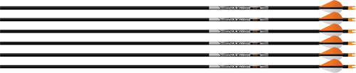 EASTON AXIS 5MM SPT 500 W/HO - 6-PACK W/ 2" BLAZER VANES