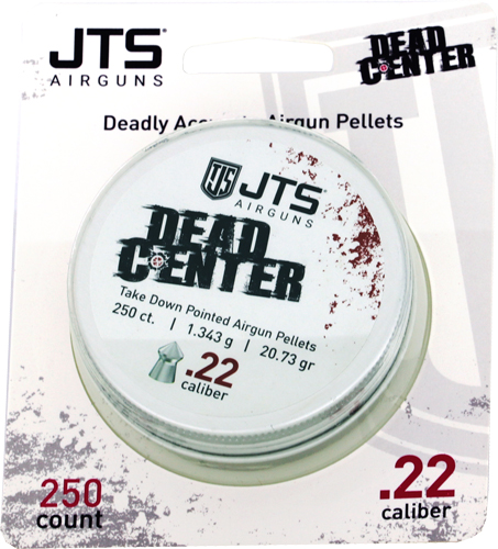 JTS PELLETS DEAD CENTER 22 - POINTED 20.73 GR 250CT