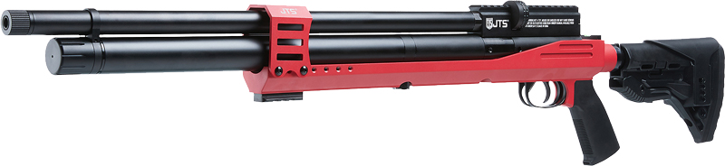 JTS AIRACUDA PCP .25 CAL - ALUMINUM CHASSIS 2-10RD RED