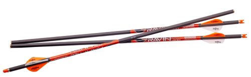 RAVIN XBOW ARROW CARBON W/2" - OFFSET VANES 400GR .003" 3PK