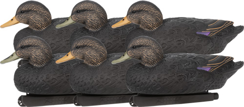 ZINK FLOATER DECOYS BLACK DUCK - 6 PACK