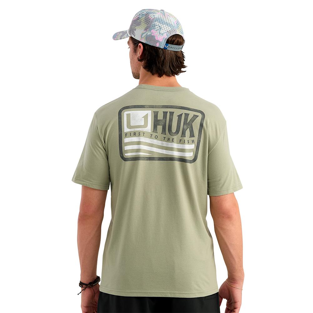 Huk Born Wave Short Sleeve Shirt Seagrass S